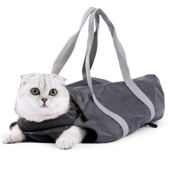 Cats Go Out To Trim Their Nails With Medicine Cat Bag Double-Layer Lined Multi-Purpose Cat Bag Anti-Scratch Anti-Bite Pet Bag - Image 4