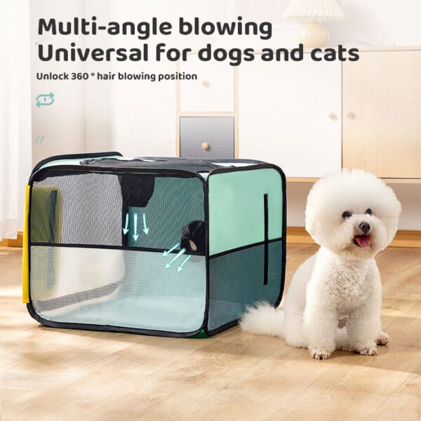 Cats And Dogs Bathing Home Blow Dry Hair Cage Pet Warm Drying Box Splash-Proof Hair Dryer Drying Bag - Image 2