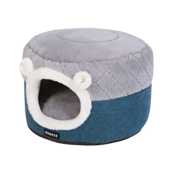 HOOPET Cat Bed House Soft Plush Kennel Puppy Cushion Small Dogs Cats Nest Winter Warm Sleeping Pet Dog Bed Pet Mat Supplies - Image 3