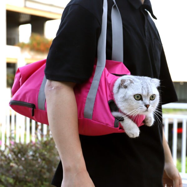 Cats Go Out To Trim Their Nails With Medicine Cat Bag Double-Layer Lined Multi-Purpose Cat Bag Anti-Scratch Anti-Bite Pet Bag - Image 7