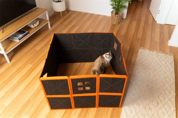 Cardboard Cat House Scratcher Breathable Pet Foldable Cat Toys And House For Cats - Image 9