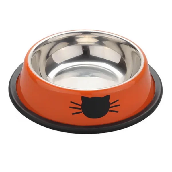 Pet Product Dog Cat Food Bowls Stainless Steel Anti-skid Dogs Cats Water Bowl Pets Drinking Feeding Bowls Tools Pet Supplies - Image 4