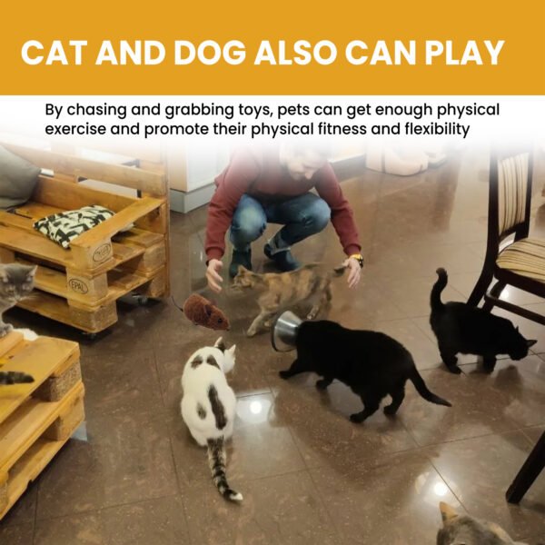 Interactive Smart Mouse Toy, Cats And Dogs Like A Mouse Sound Relief Plush Toy - Image 5