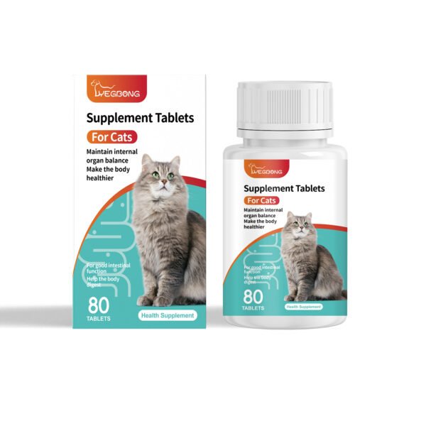 Cat Probiotic Tablets To Improve Intestinal Health, Balance Digestion And Absorption Of Pet Nutritional Supplements - Image 2