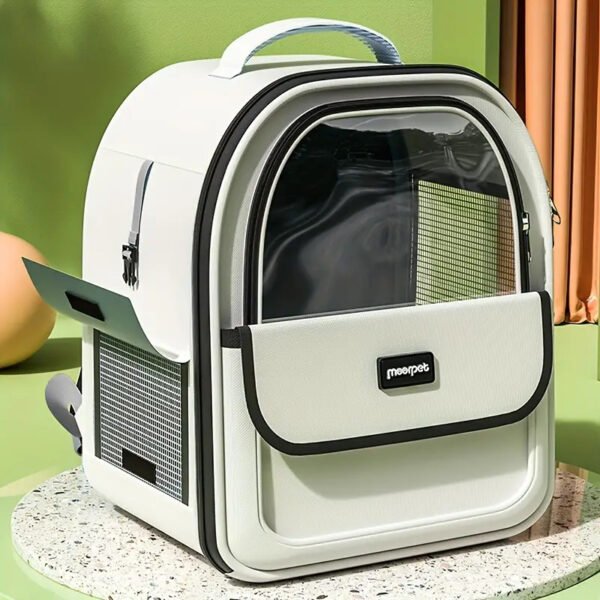 Pet supplies cat bag portable pet bag with side opening backpack for outdoor use - Image 6