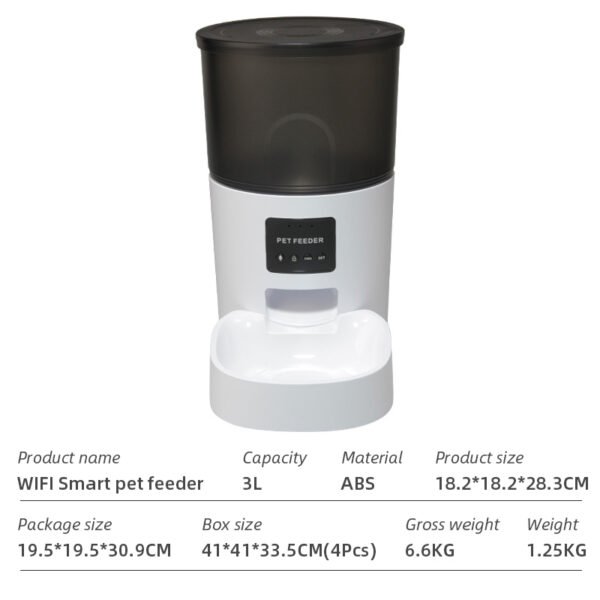 Wifi Smart APP Pet Feeder Household use Microchip Dog Automatic Pet Feeder Automatic Pet Feeder - Image 19