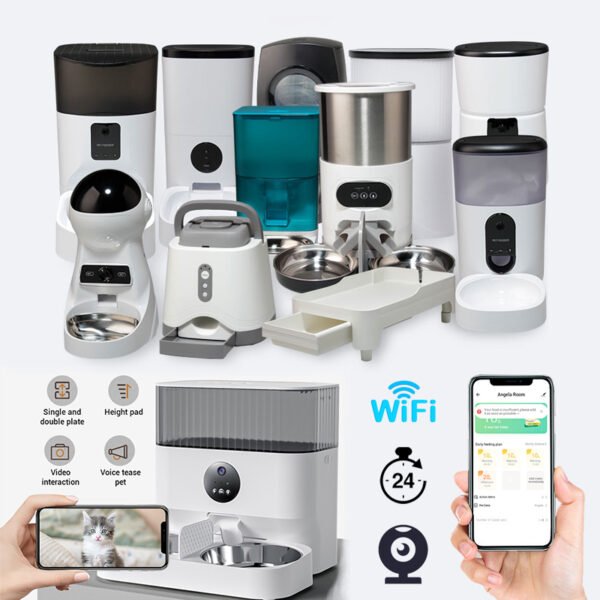 Wifi Smart APP Pet Feeder Household use Microchip Dog Automatic Pet Feeder Automatic Pet Feeder - Image 2