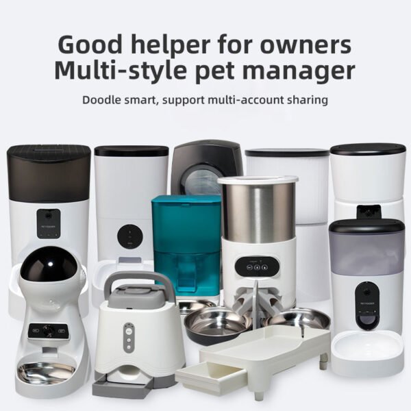 Wifi Smart APP Pet Feeder Household use Microchip Dog Automatic Pet Feeder Automatic Pet Feeder - Image 4