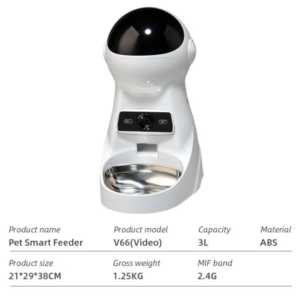 Wifi Smart APP Pet Feeder Household use Microchip Dog Automatic Pet Feeder Automatic Pet Feeder - Image 33