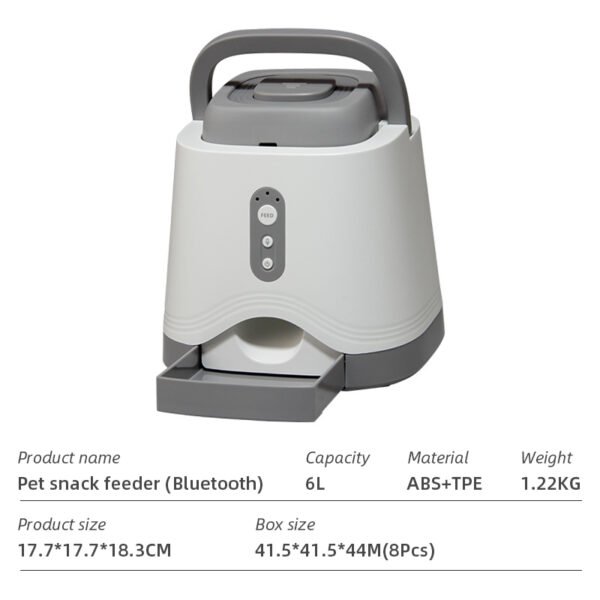 Wifi Smart APP Pet Feeder Household use Microchip Dog Automatic Pet Feeder Automatic Pet Feeder - Image 17