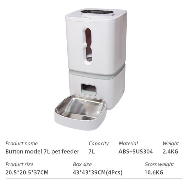 Wifi Smart APP Pet Feeder Household use Microchip Dog Automatic Pet Feeder Automatic Pet Feeder - Image 35