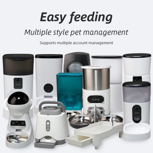 Wifi Smart APP Pet Feeder Household use Microchip Dog Automatic Pet Feeder Automatic Pet Feeder - Image 3