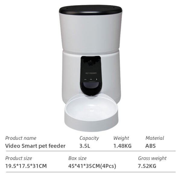 Wifi Smart APP Pet Feeder Household use Microchip Dog Automatic Pet Feeder Automatic Pet Feeder - Image 23