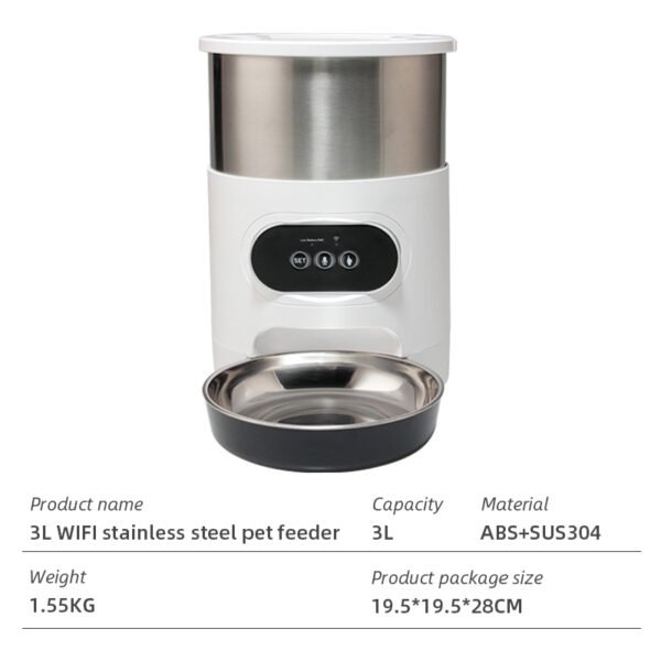 Wifi Smart APP Pet Feeder Household use Microchip Dog Automatic Pet Feeder Automatic Pet Feeder - Image 36
