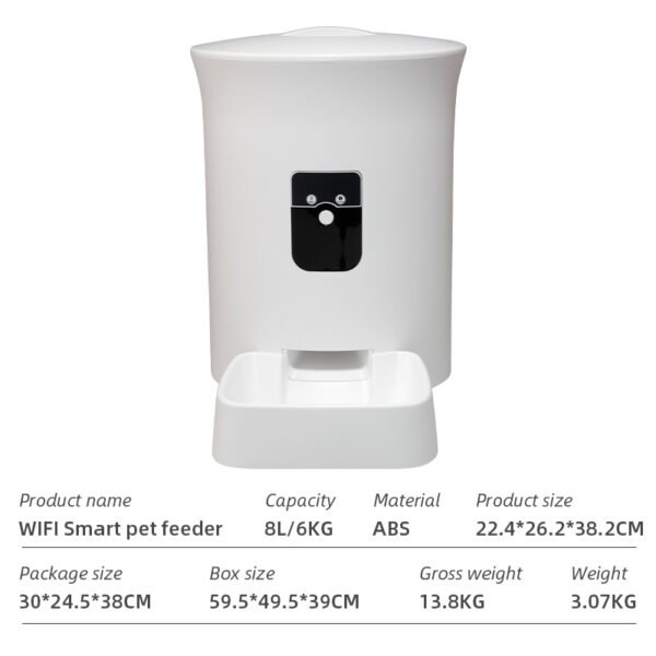 Wifi Smart APP Pet Feeder Household use Microchip Dog Automatic Pet Feeder Automatic Pet Feeder - Image 16