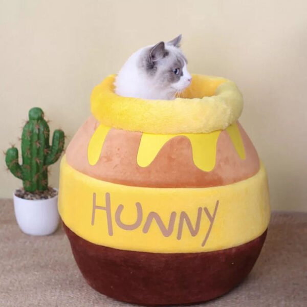 Honey Jar Pet Cat Kennel Kennel Winter Warm Pet Supplies - Image 3