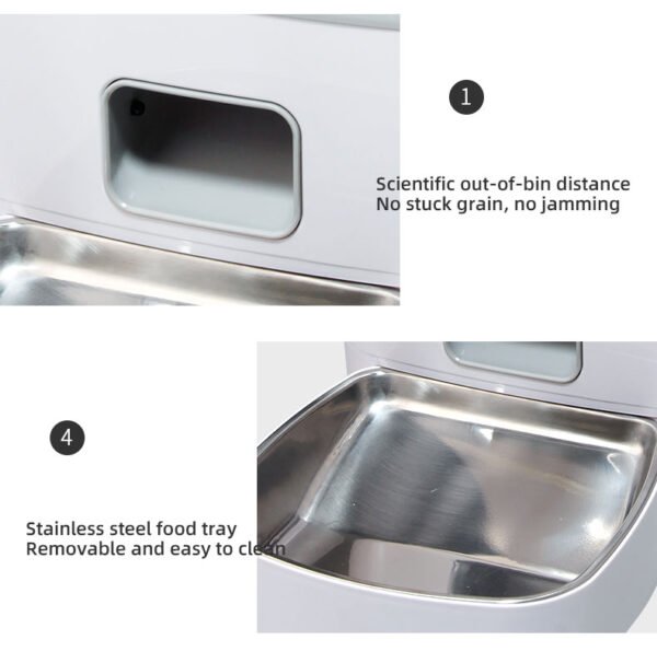 Wifi Smart APP Pet Feeder Household use Microchip Dog Automatic Pet Feeder Automatic Pet Feeder - Image 12